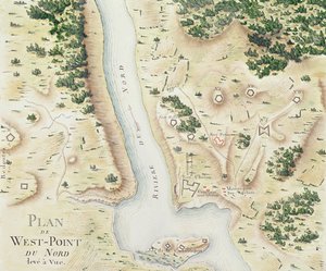 Carte de North West-Point, Virginie, de 